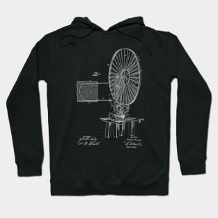 Windmill Vintage Patent Drawing Hoodie